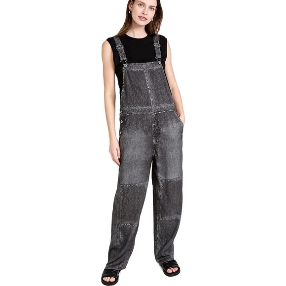 rag & bone Liquid Miramar Overall Size M - the popular "sweatpants jeans" - Picture 11 of 12